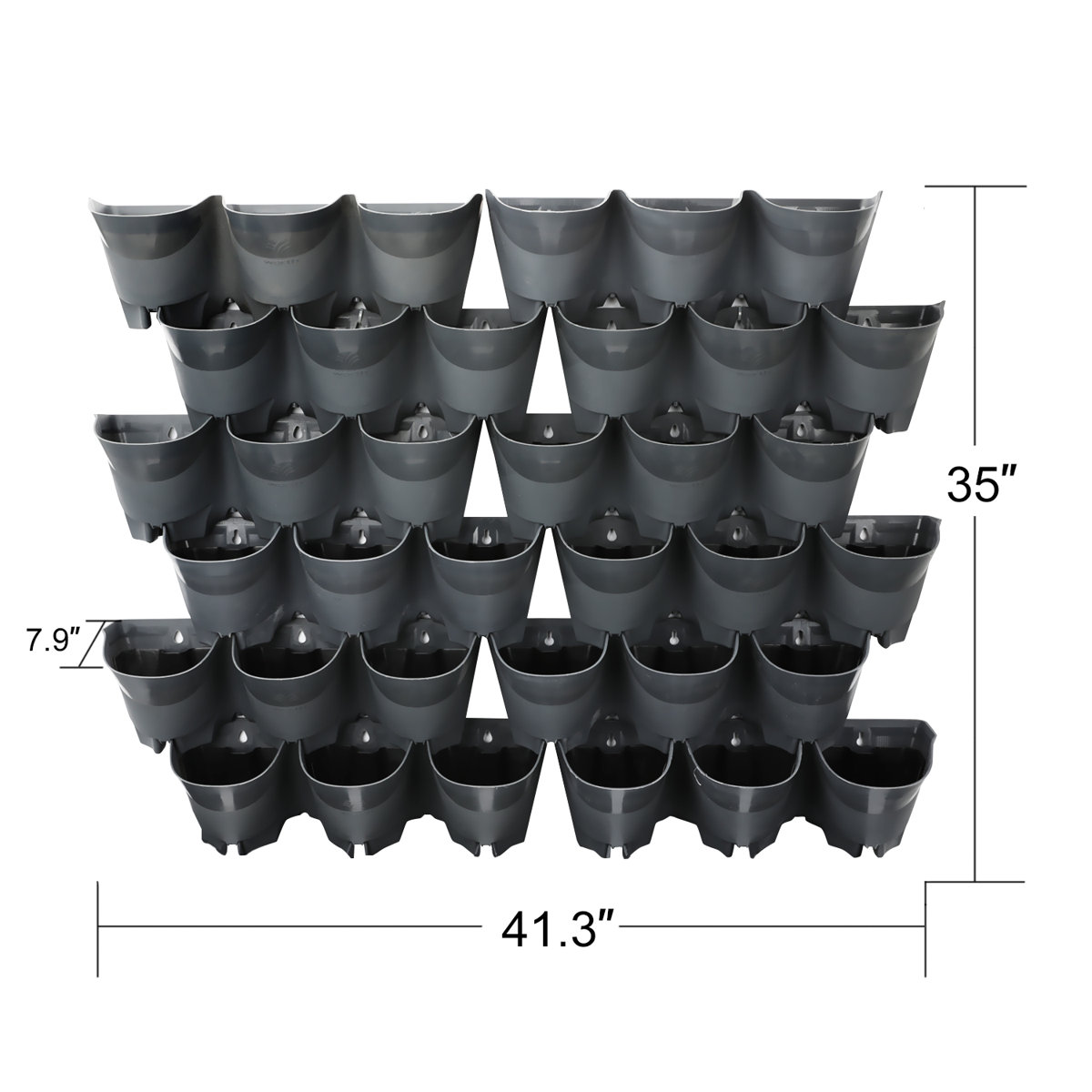 Arlmont & Co. Cullompt Self Watering Plastic Wall Planter & Reviews